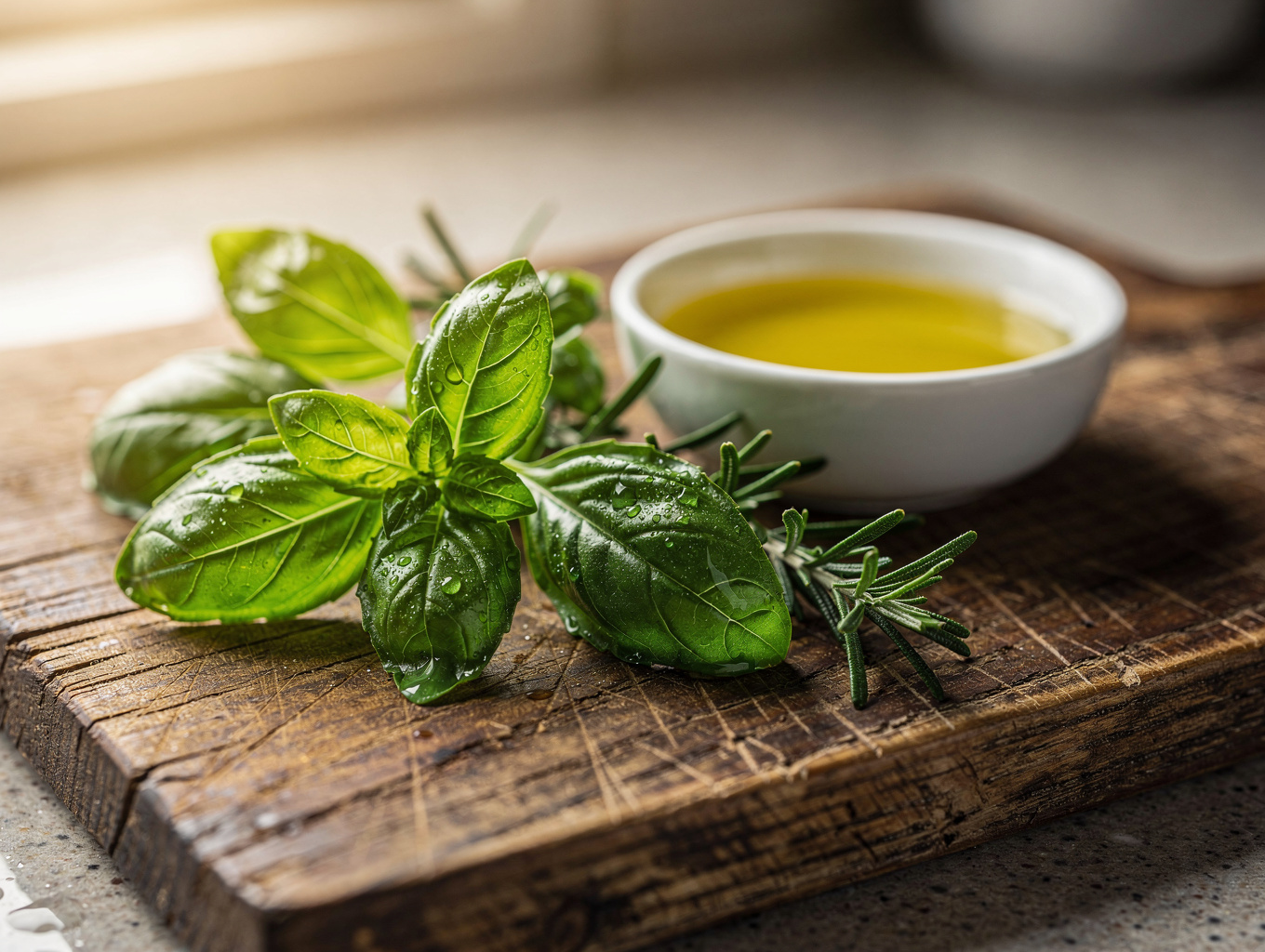 Fresh culinary herbs