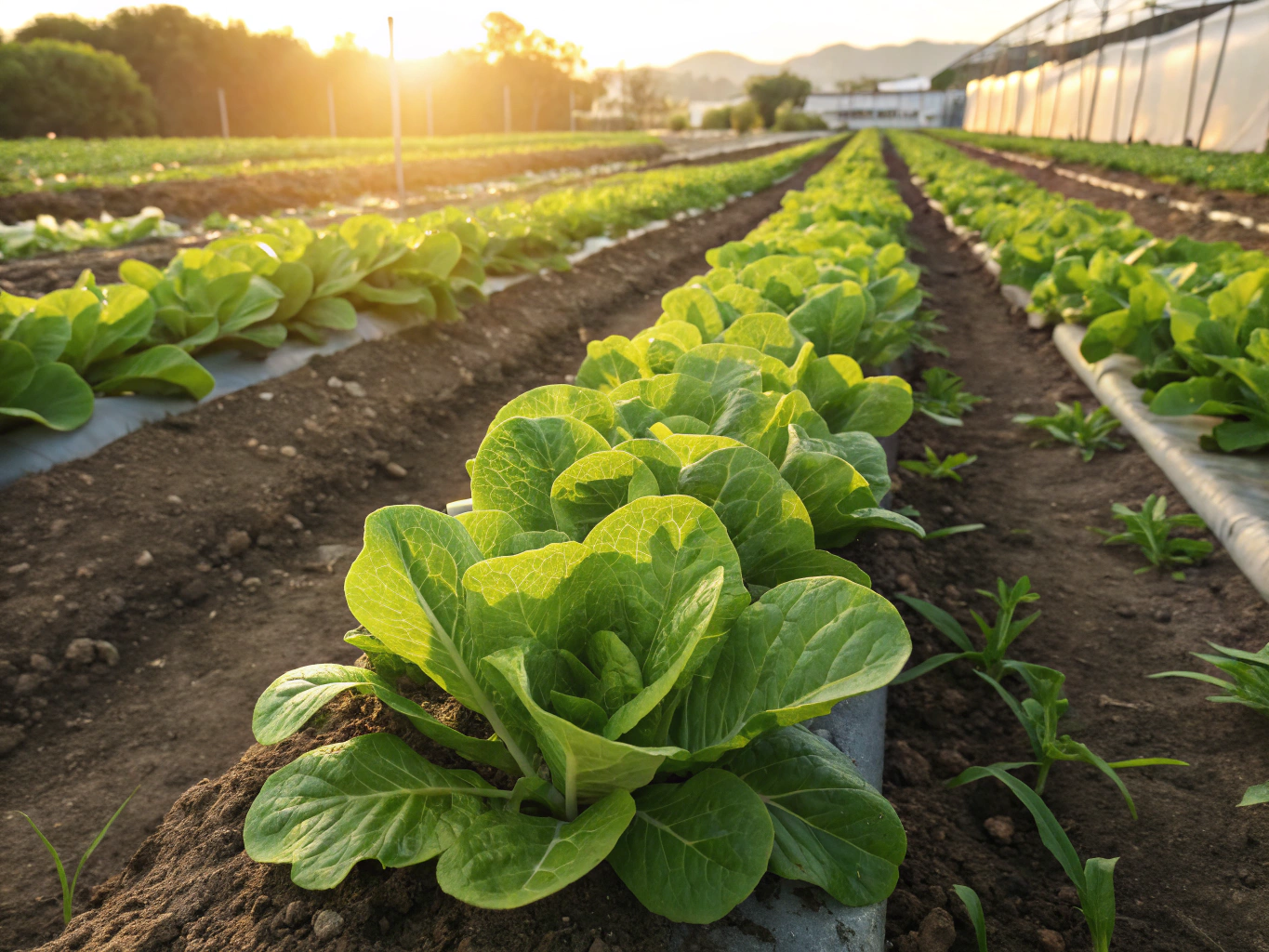 Cut-and-come-again salad greens in window boxes